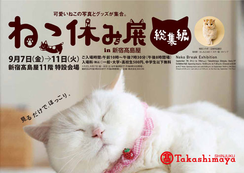 ねこ休み展in新宿高島屋 ねこ休み展in新宿高島屋